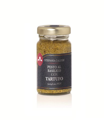 Basilikum - Trüffel - Pesto 85g Glutenfrei & Halal von Stefania Calugi - Romano i Julietta