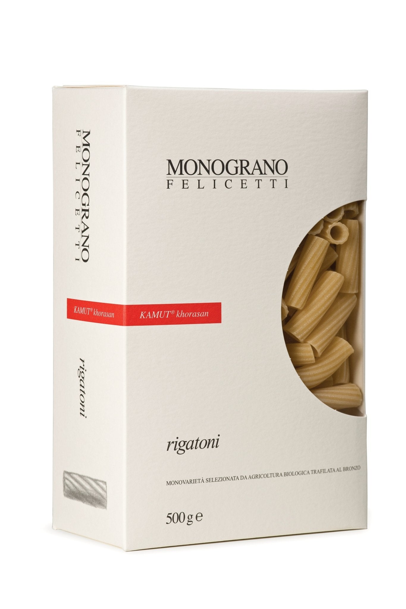 Monograno Kamut - Khorasan Rigatoni 500g - Romano i Julietta